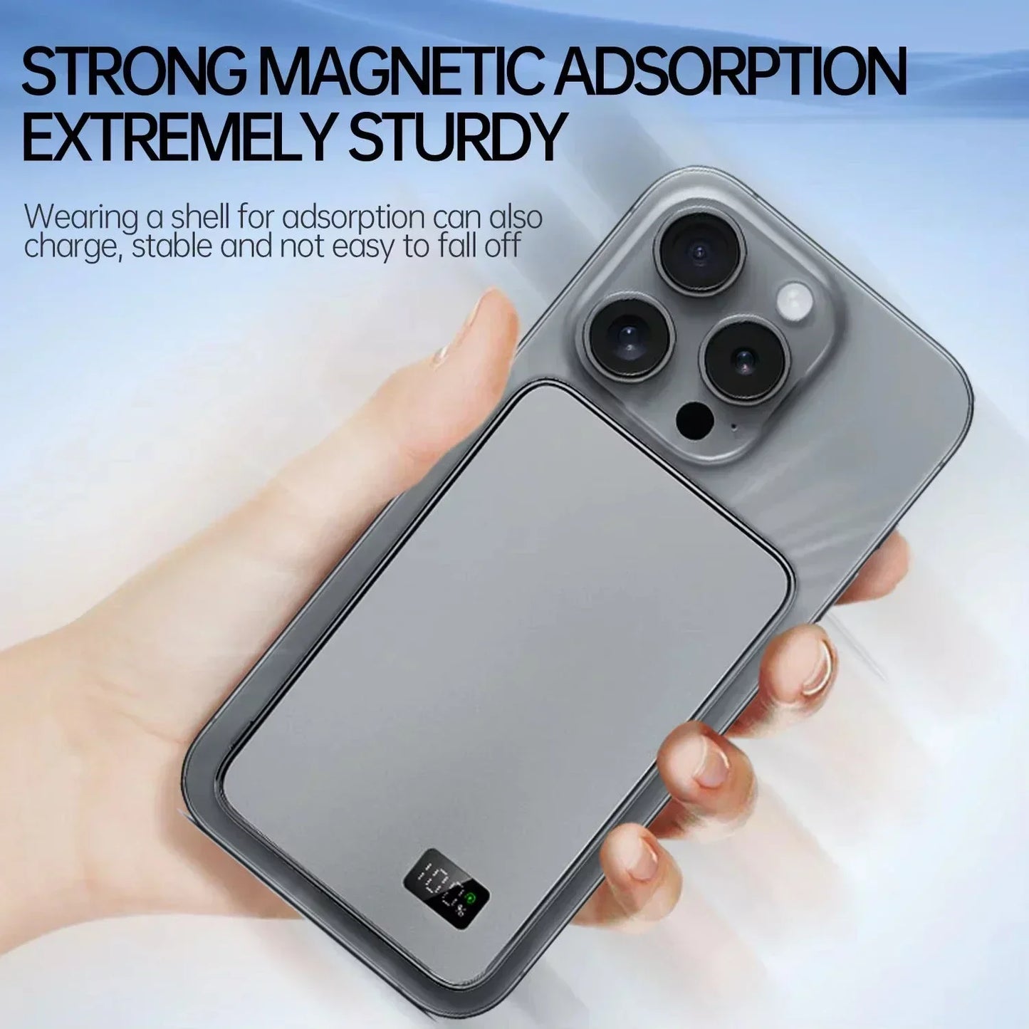 Magnetic Power Bank 50000mAh for MagSafe β PD 22.5W Fast Charging