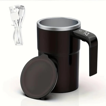 Temperature Display Automatic Stirring Cup (Rechargeable Magnetic Coffee Mug)