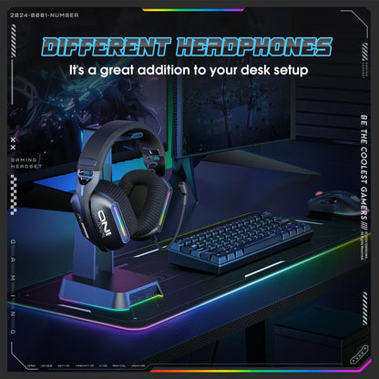 ONIKUMA GT808 Wireless Gaming Headset – Triple Mode, RGB & Pro Gaming Sound 🎮