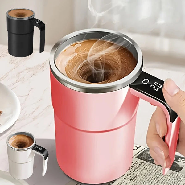Temperature Display Automatic Stirring Cup (Rechargeable Magnetic Coffee Mug)