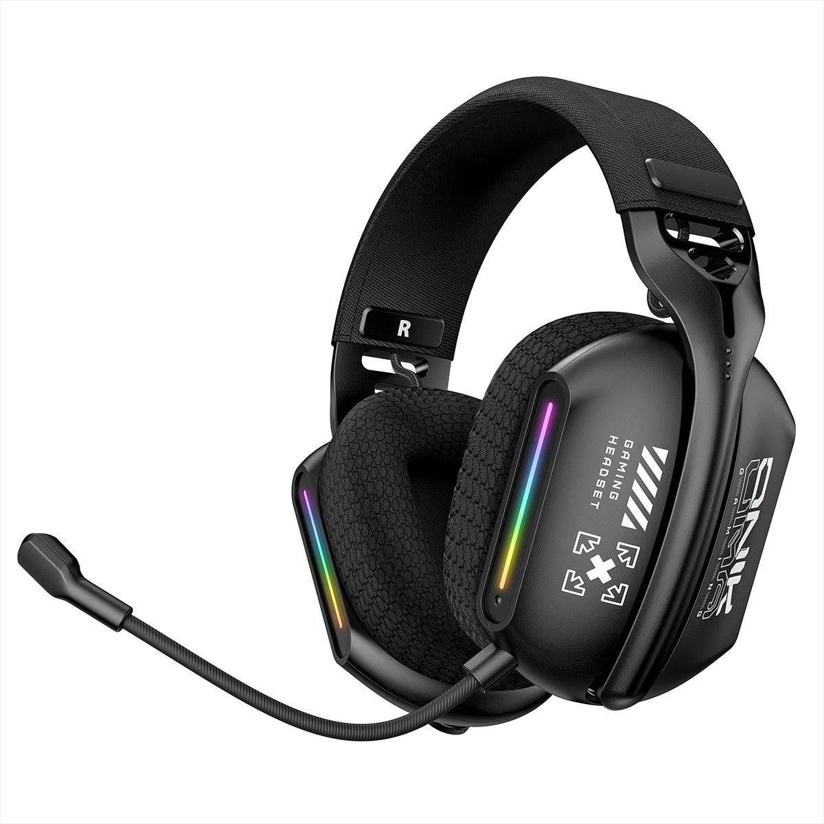 ONIKUMA GT808 Wireless Gaming Headset – Triple Mode, RGB & Pro Gaming Sound 🎮
