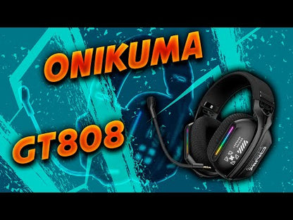 ONIKUMA GT808 Wireless Gaming Headset – Triple Mode, RGB & Pro Gaming Sound 🎮